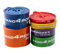 Комплект из 6 резиновых петель BanD4Power (нагрузка 3 - 80 кг)